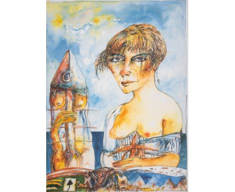 John Bellany (1942-2013)Untitled, from Six Artists: The Royal College of Art Portfolio 1992Offset lithograph printed in colou