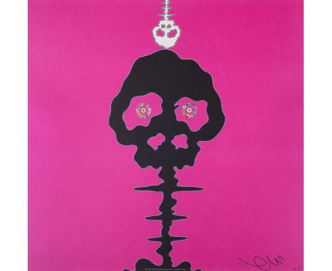 Takashi Murakami (b.1962)Pink TimeOffset lithograph printed in colours, 2008, signed in black ink, numbered from the edition 