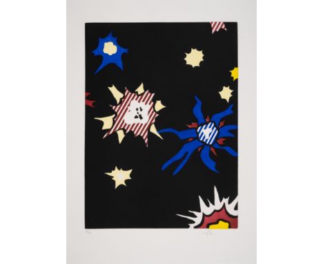Roy Lichtenstein (1923-1997)Illustration for 'H&uuml;m-Bum!' (Corlett 274)Etching with aquatint printed in colours, 1992, ini