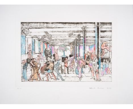 Eduardo Paolozzi (1924-2005)Untitled, from Six Artists: The Royal College of Art Portfolio 1992Etching with hand-colouring, 1