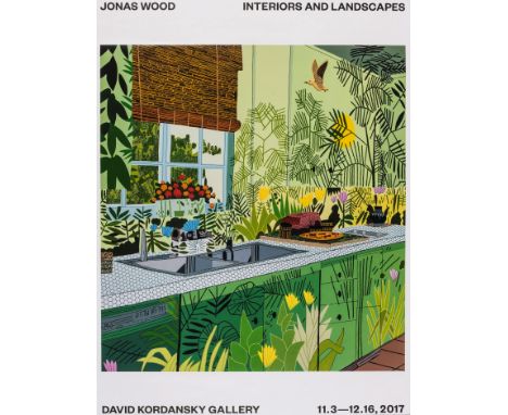 Jonas Wood (b. 1977)Jungle KitchenOffset lithograph printed in colours, 2017, published by David Kordansky Gallery, New York,