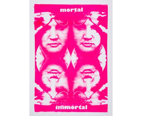 Simon Thompson (b.1974)Buyers Beware, Mortal, Too Much Art, Warhol is Over.Four screenprints in colour, between 2007 and 2010