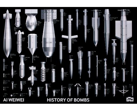 Ai Weiwei (b.1957)History of BombsOffset lithograph printed in colours, 2020, from the edition of 1000, published by Imperial