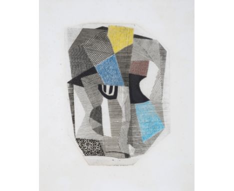 Bryan Ingham (1936-1997)Still Life with Jug and Sun; UntitledTwo etchings printed in colours, 1988, the first initialled and 