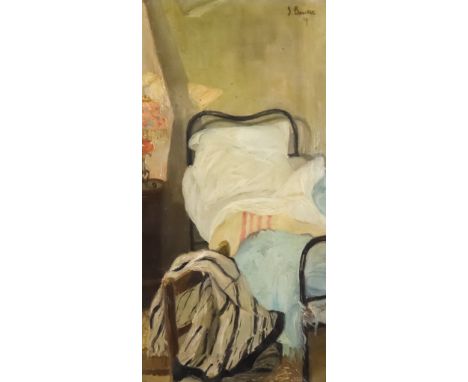 J. Bowser (Late 19th/Early 20th Century) - Oil painting - "Rayon de Soleil", signed and dated '14, canvas 28.75ins x 14.5ins,