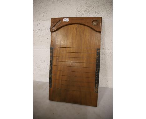 Vintage Shove Ha'Penny Board which measures 24 x 14 inches.  See photos. 