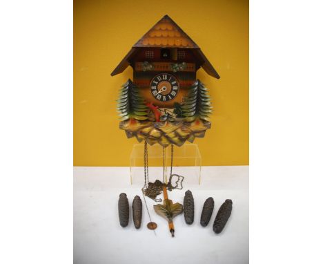 Cuckoo Clock and parts for spares repairs. See photos. 