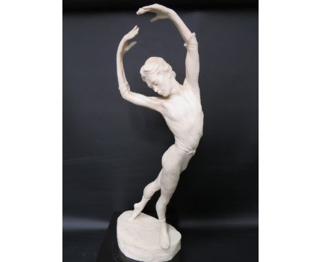 Ltd Edition Ceramic Figurine by Spode of the Ballet Dancer, Anthony Dowell, Sculpted by Enzo Plazzotta. Number 28/500 Comes w