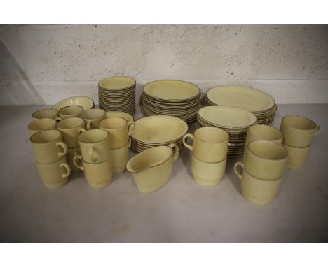 90+ Pieces of Poole Pottery Dinner and Tea ware. See photos. 