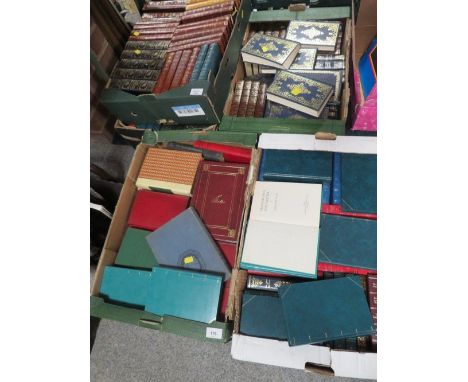 Five trays of assorted modern and vintage books