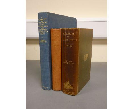 HARRISON J. M.&nbsp;&nbsp;A Handlist of the Birds of Sevenoaks or Western District of Kent. Col. plates. Quarto. Orig. blue c