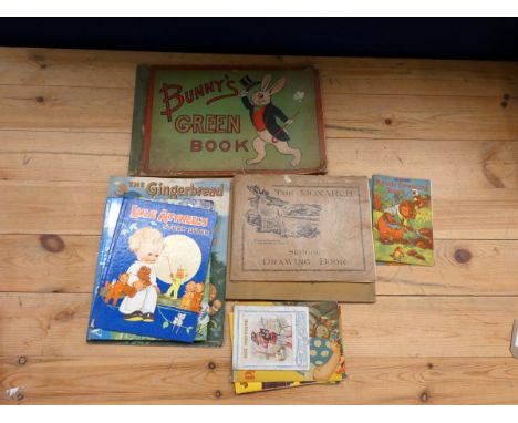 STOKES FREDERICK A. (Pubs).&nbsp;&nbsp;Bunny's Green Book. Col. illus. throughout. Oblong folio. Orig. pict. card brds. New Y