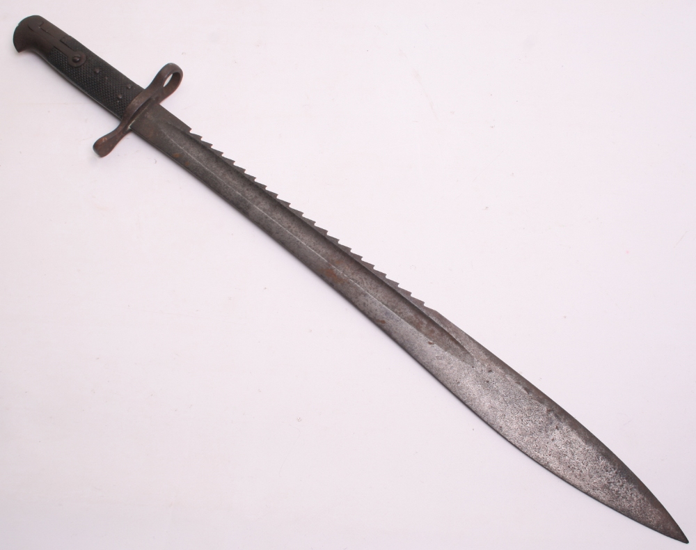 Rare British 1871 Martini Henry Elcho Sword Bayonet with sawback blade ...