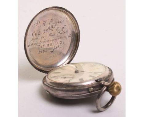 Regimentally Important Pocket Watch Belonging to Colonel P H Eyre 38th (1st Staffordshire) Regiment of Foot, Killed in Action