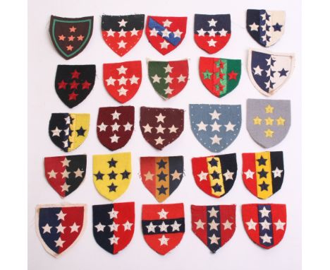 Selection of WW2 Southern Command Formation Signs consisting of embroidered Command Headquarters, embroidered Royal Army Pay 