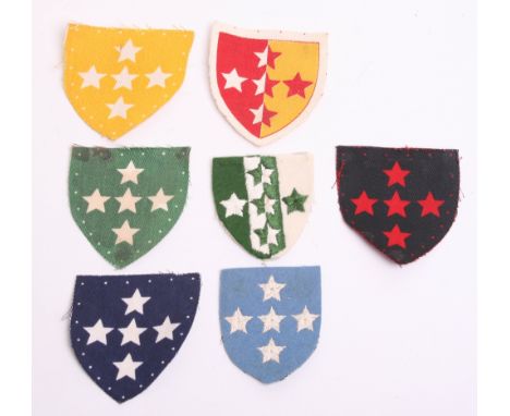 Scarce WW2 Southern Command Formation Signs consisting of printed Royal Armoured Corps, printed Intelligence Corps, embroider