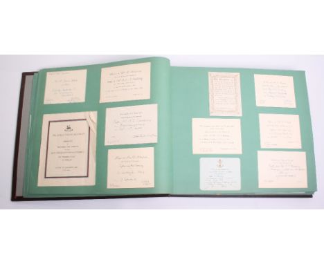 Scarp Book Album Compiled by Major B E Thackery Royal Horse Artillery, the large album covers the immediate post WW2 era with