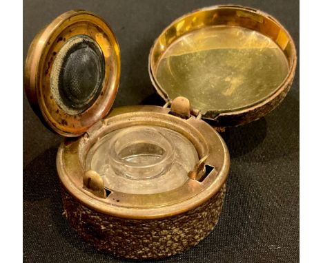 A 19th century travelling inkwell 