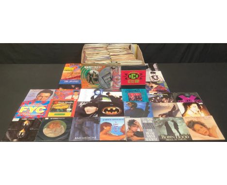 Vinyl Records - 45rpm 7" singles various genres and artists including Prince, Bon Jovi, INXS, Whitesnake, The Rolling Stones,