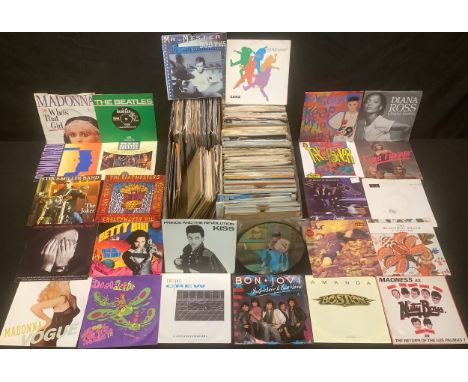 Vinyl Records - 45rpm singles various genres and artists including Prince, David Bowie, Bronski Beat, The Beatles, U2, The Co