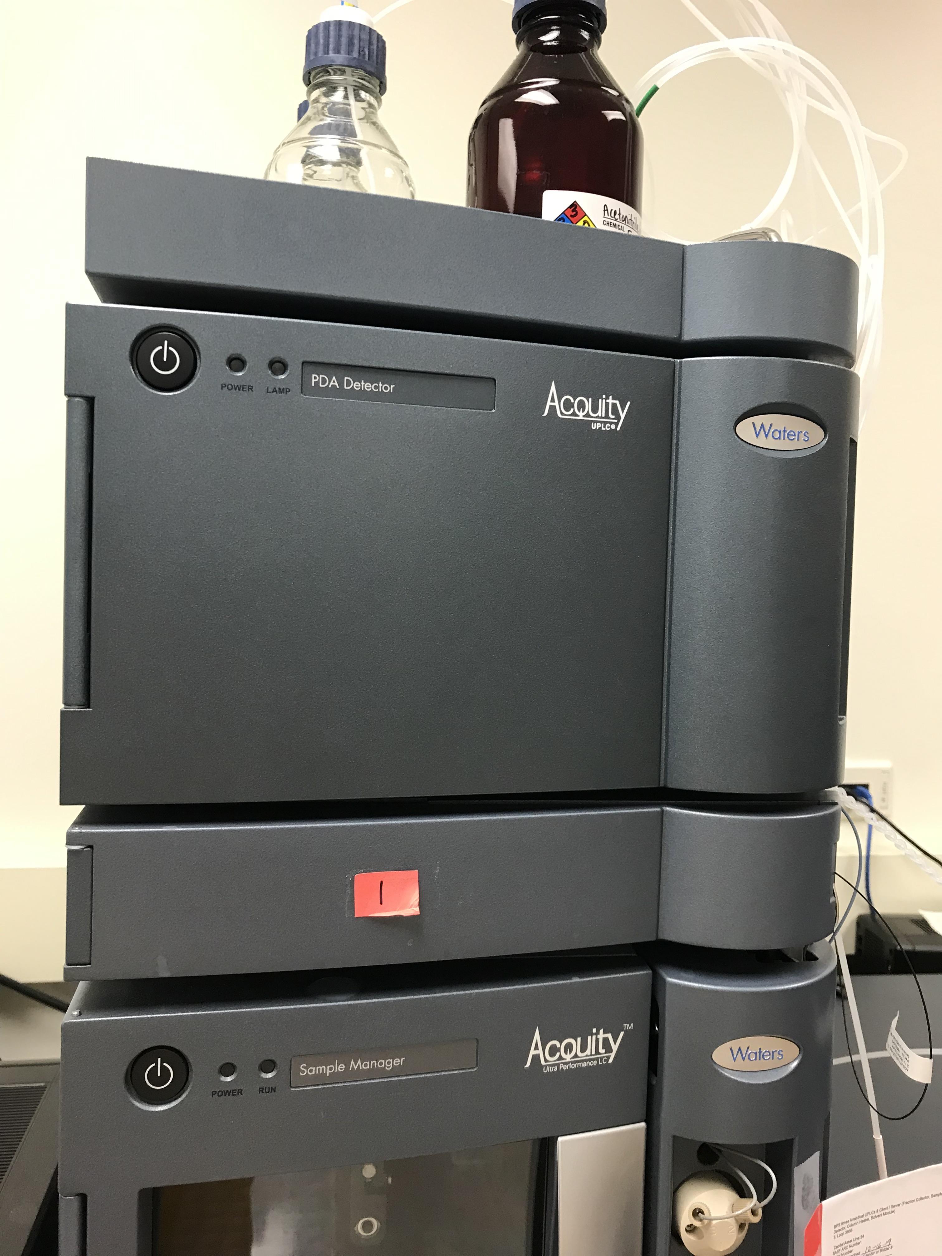 Waters Acquity UPLC System Includes the following One (1) Waters ...