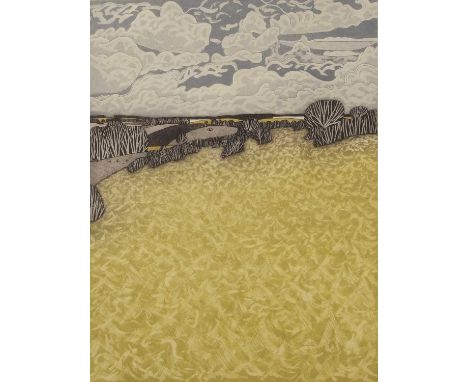 John Brunsdon (British, 1933-2014), 'Tangled Grasses', colour etching, signed and titled in pencil by the artist. Printer's P