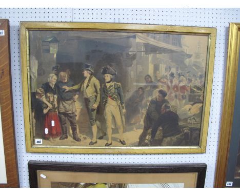 Admiral Lord Nelson's Heroic Return Framed Print, 84 x 57cm.