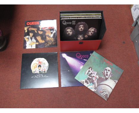 Queen Collection of Thirteen L.P's, from this iconic band to include Queen, Queen 2, Sheer Heart Attack, A Night At The Opera