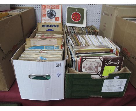 A Large Collection of 7" Singles From The 60's and 70's, a selection of artists include, Elvis Presley, Marvin Gaye, Harold M