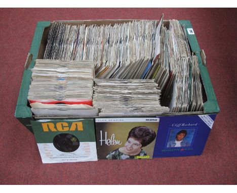 A Large Quantity of 7" Singles with titles by the Animals, Beatles, Canned Heat, ELO, Detroit Emeralds, Free, Faces, Argent, 