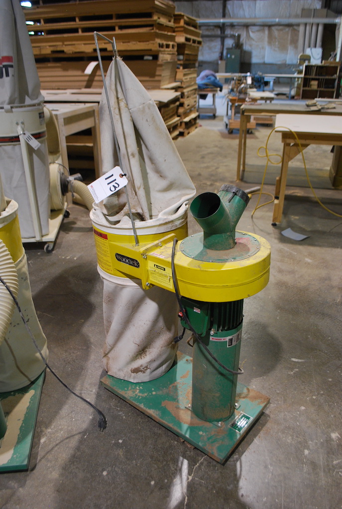 WOODTEK MODEL A02124 DUST COLLECTOR; W/1 HP; 115/230V