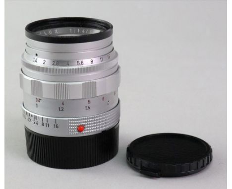 Leitz Wetzlar Summilux 1:1.4/50mm lens, no. 1845344.
