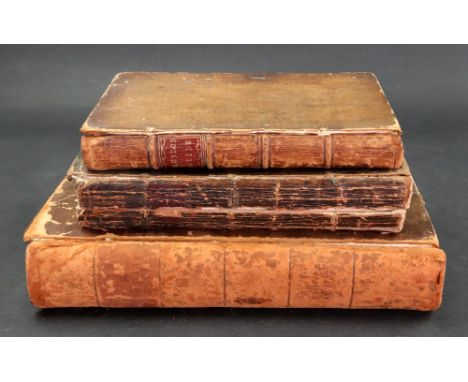 GLASSE (Hannah) The New Art of Cookery Made Plain and Easy .... text engravings, old calf, distressed, 1773, FARLEY (John) Th