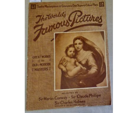 The World's Famous Pictures - early 1900's includes Rubens-The Artist Two Sons-Glusen 'The Girl at the Gate etc in excellent 