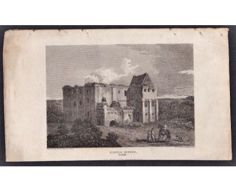 Vintage Print - Castle Rising, Norfolk 1700's
