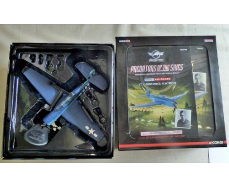 Corgi-Airplane - Predators of the skies - ace pilot LT(JG) George H.W.Bush - in original box