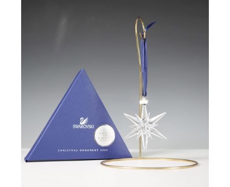 Presenting the Swarovski 2005 Annual Christmas Ornament, a retired limited edition piece that exemplifies the brand's renowne
