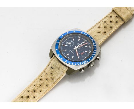 A c1970 Breitling Sprint gentleman's wristwatch, 40mm case, ref. 2016, manual wind, appears to run and function well, on crea
