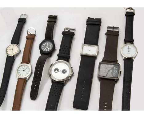 A c1970s Sekonda 9ct gold cased gentleman's wristwatch, together with a Timex watch and 14 other fashion watches 