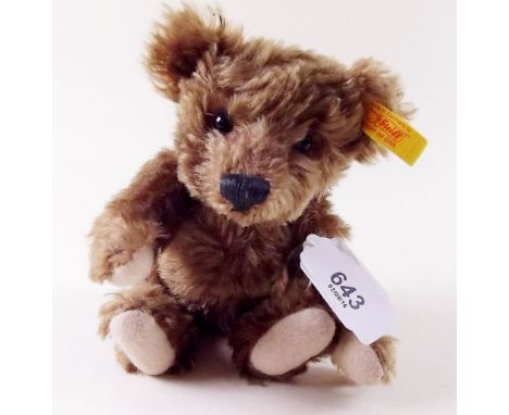 A small Steiff teddy bear 