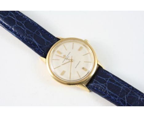 A GENTLEMAN'S 18CT. GOLD AUTOMATIC WRISTWATCH BY VACHERON & CONSTANTIN the signed circular dial with baton numerals and sweep