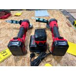 (2) (New) Craftsman 4-1/2" Angle Grinders w/ Extra Battery & Charger