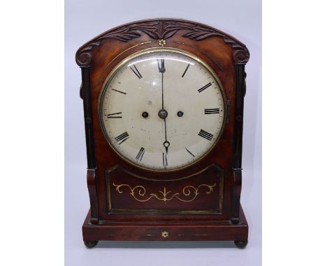 A Regency period bracket clock Provenance property of a gentleman 