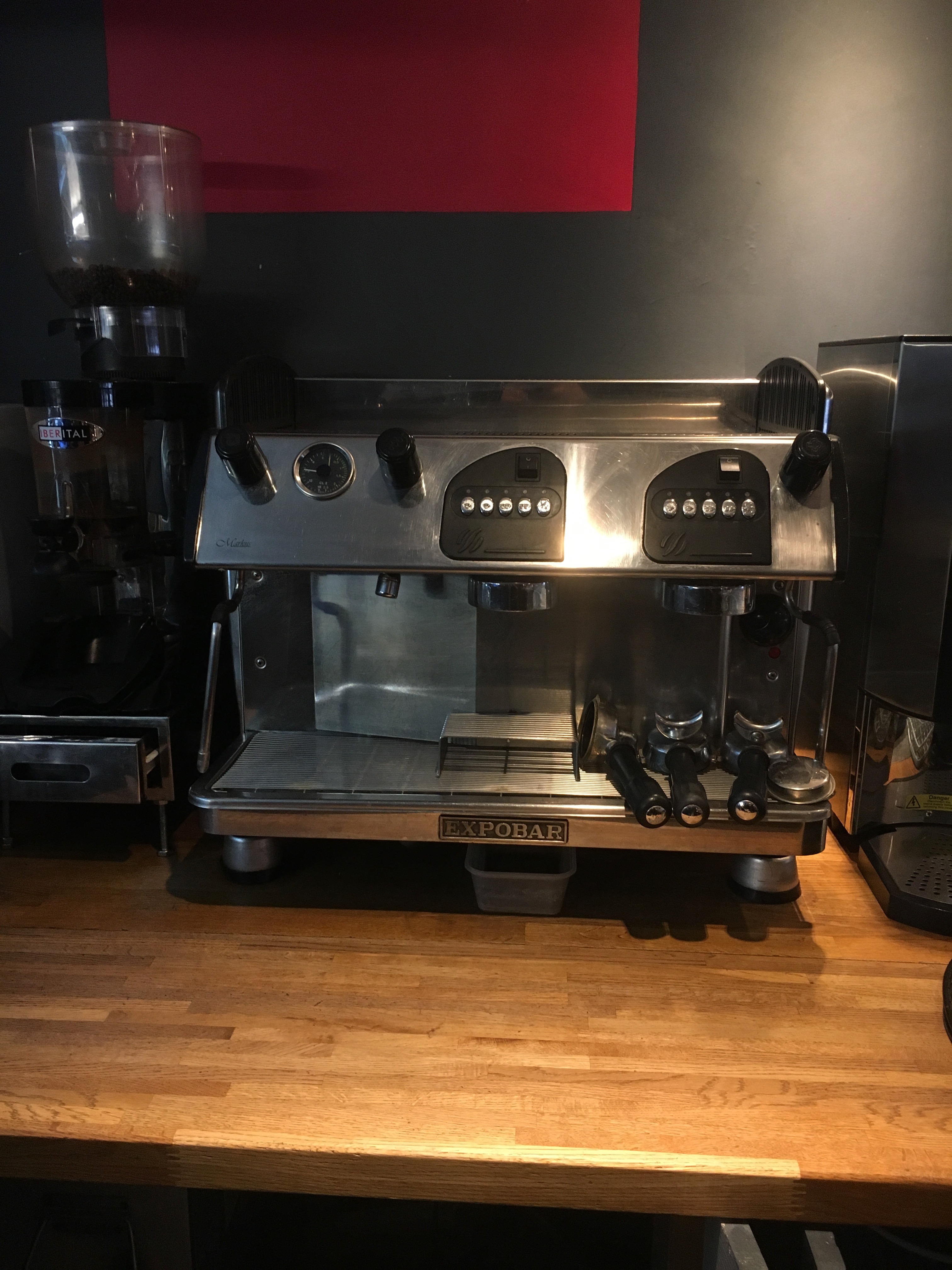 Markus Expobar two grouphead Espresso Machine.