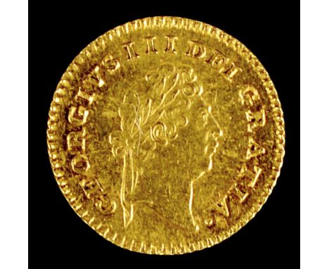 George III, gold Third Guinea, 1797, first bust (S 3738). Extremely fine