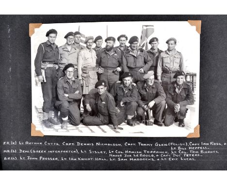 An interesting photographic record of British participation in the Second World War Greek Resistance Movement, comprising an 