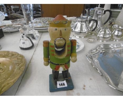WOODEN AUTOMOTIVE NUTCRACKER