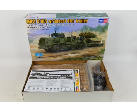 Hobby Boss - A boxed 1:35 scale #85524 M911 C-Het w/Talbert 64T Trailer plastic model kit.  Kit appears to be in Mint conditi
