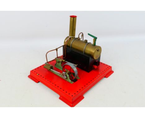 Mamod - An unboxed Mamod SE3 stationary steam engine. The engine has a clean boiler and comes with burner tray. Condition app
