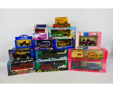 Dinky - Corgi - Majorette - Star - Others - Fourteen boxed Diecast vehicles in varying scales to include #9507 Land Rover Def